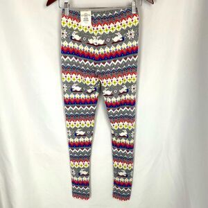 NWT Authentic American‎ Heritage Bunny Holiday Leggings